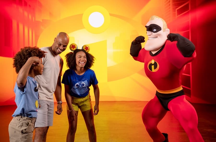 Mr. Incredible at Disney Parks